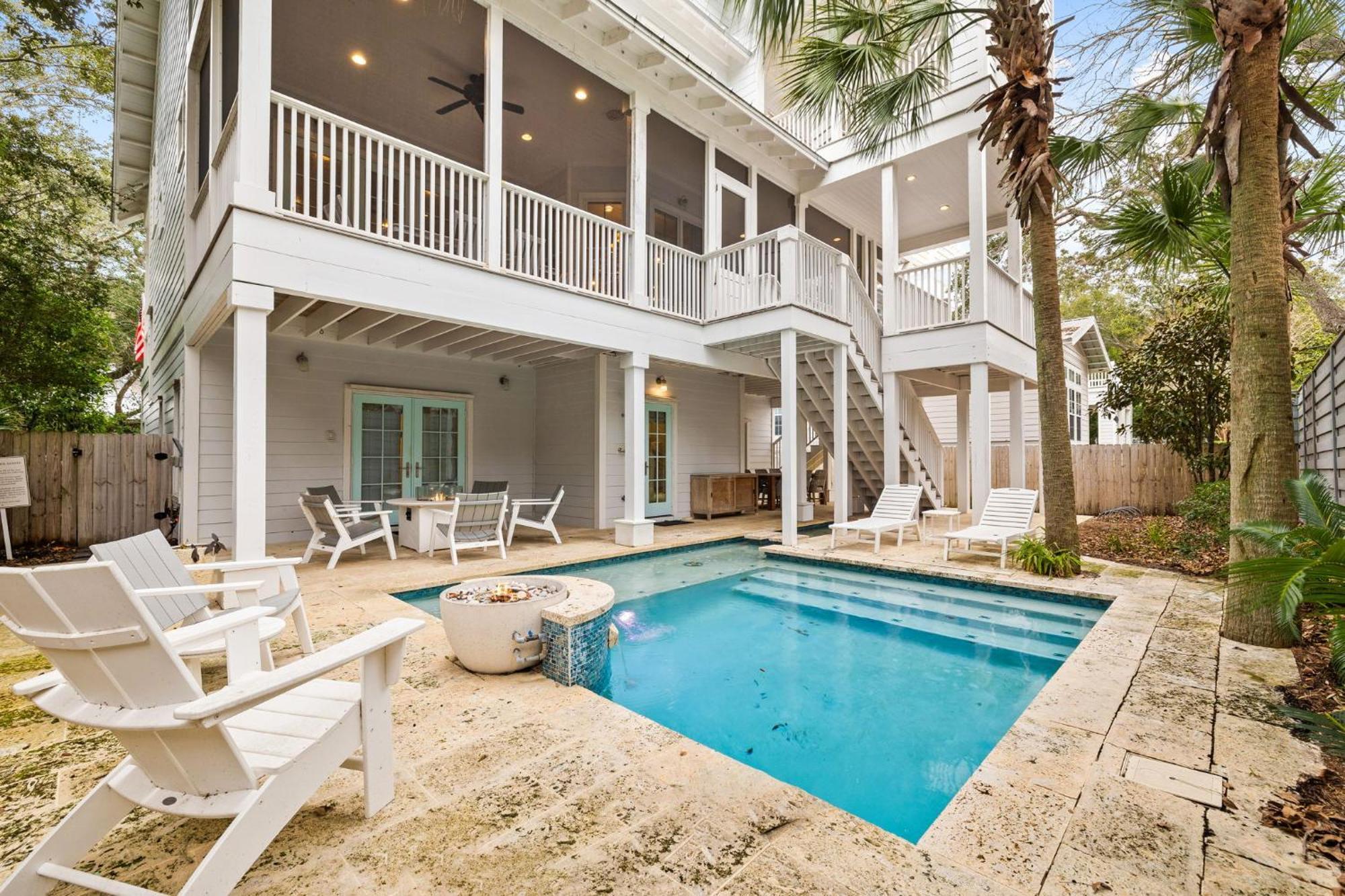 Serenity Now - Private Pool,5 Bikes,Gulf Views, Steps To The Beach And Seaside! Villa Seagrove Beach Exterior photo